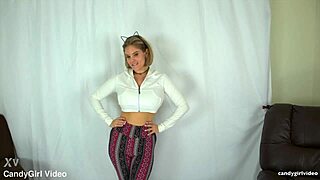 anabelle pync teases her kitty panties up close in hd