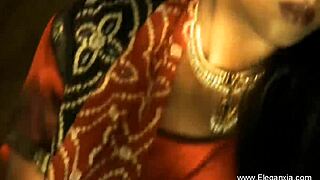 sweet indian milf strips teasing with sensual erotic dance