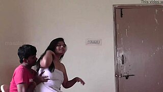 desi bhabhi looks so hot slipping out of bath dress?