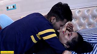 desi bhabhi gets bent over for rough outdoor pounding by huge black cock