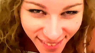 French slut sucks cock and gets pussy fucked rough in airplane toilet pov