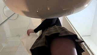 i can't stop watching this big tits big ass blonde strip in pantyhose and heels!