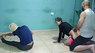 perverted skinny spanish stepsister screams while fucked in family home.