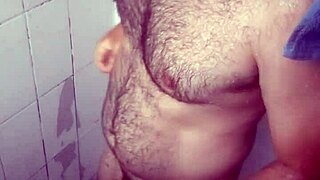 shower hideaway with leg tease and quick release
