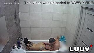 Luuv's Shaving Help Turns Into Sensual Girlfriend Show