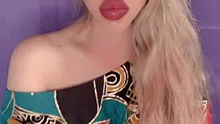 Blonde Long Hair Fetish Nails Tease