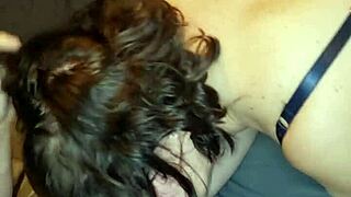 milf with hard nipples sucks throbbing cock 😍 big tits out