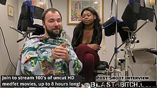 Minnie Rose's backstage cock suck leads to explosive pussy cum blast