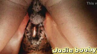 pov watch my wet hairy ebony pussy wrecked by massive black cock