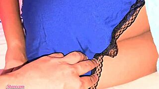 stepdad's latina girlfriend rides cock bed. petite wet pussy doggystyle after waiting taboo
