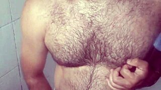 shower hideaway with leg tease and quick release