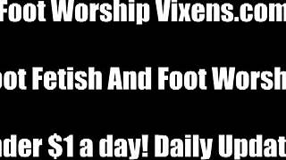 Worship my sexy feet or you're getting evicted!