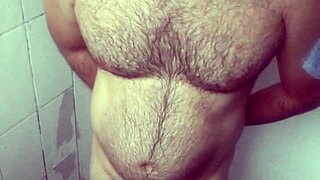 shower hideaway with leg tease and quick release