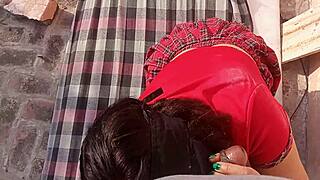 desi indian outdoor taste game ice cream cum guess lick