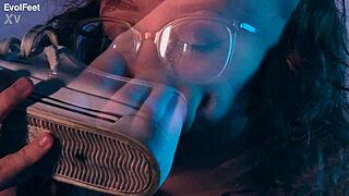 My dirty nylons' smell will make you worship these feet now