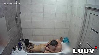 Luuv's Shaving Help Turns Into Sensual Girlfriend Show