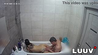 Luuv's Shaving Help Turns Into Sensual Girlfriend Show