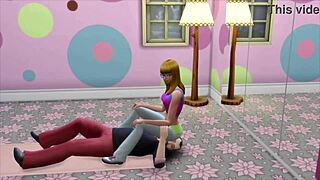 SIM GROUP FUCKS WIFE IN 4SOME ORGY!