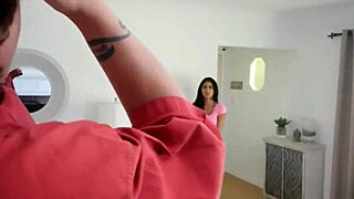 Punished For Stealing: Latina Teen Sophia Leone Takes Old Man's Creampie Doggy