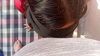 desi indian outdoor taste game ice cream cum guess lick