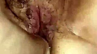 Bbw milf's hairy pussy fisted to squirting destruction