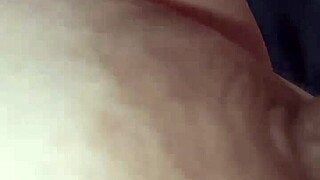 i zoom in close on my hard nipple playing piano