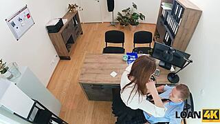 Una Fairy Fucked Hard on Loan4k Office Desk with Natural Tits