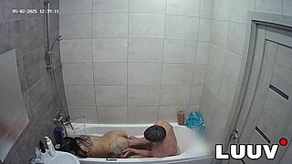 Luuv's Shaving Help Turns Into Sensual Girlfriend Show