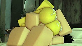 femboy pounds noob bikini slut's tight holes hard