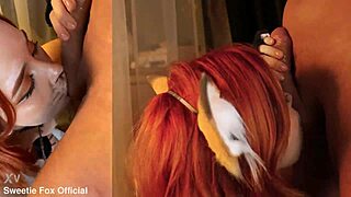 cute fox you want this big dick deepthroat cum on face?