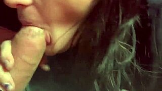 Wifey Deepthroats Big Cock In Public Sex Shop Outdoors