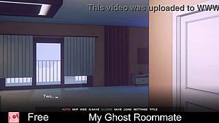 Ghost Roommate's Erotic Dorm Game Teases Tits