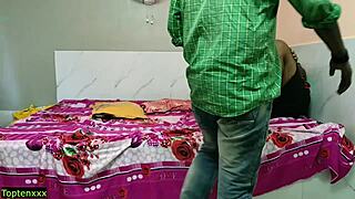 Desi Wife Bent Over For Anal Threesome Cumshot With Hubby Watching