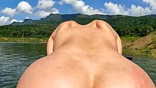 Big Ass Latina Milf Fucked Hard on Jet Ski in Public Waters