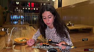 i sucked cock in sushi bar toilet, ate cum rolls after