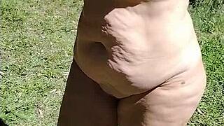 Hey stepmom you really want video of you flashing see-thru undies public outdoor pt01?