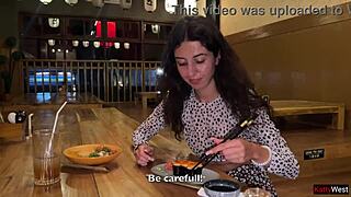 i sucked cock in sushi bar toilet, ate cum rolls after