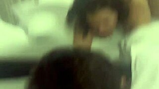 corny hubby watches me motel doggystyle his bbw neighbor's fat pussy