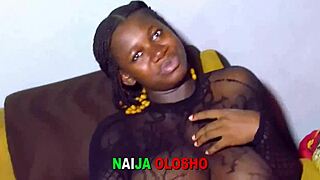 naija babe lets him grope nipples then fucks her hard missionary with deepthroat and pussy orgasm