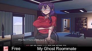 Ghost Roommate's Erotic Dorm Game Teases Tits