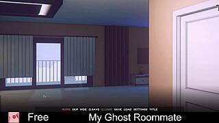 Ghost Roommate's Erotic Dorm Game Teases Tits