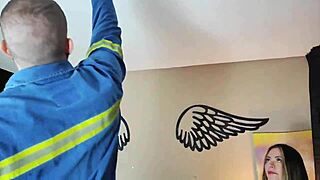 cleo cadillac pays electrician with squirting pussy machine fetish milf monster cock cumshot