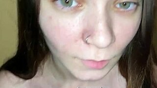 Frightened Stepdaughter Sucks Stepdad's Big Cock In Closet Hideaway