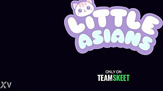 jade kimiko and parker ambrose in little asian cosplay