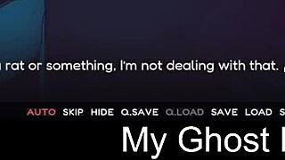 Ghost Roommate's Erotic Dorm Game Teases Tits