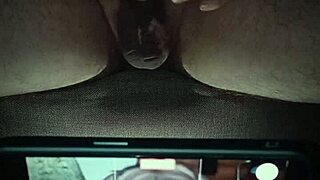 A mature euro guy strokes his monster cock until he cums loudly on bed
