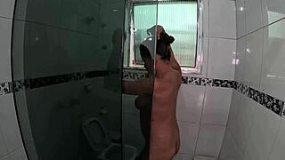 Pregnant teen sneaks in for backstage bathing fun