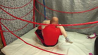 juggy babe wrestles guy in sexy match... loses and fucks for cash 💦👊 or wins 500$? 😏