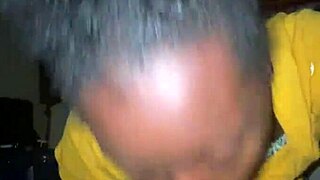 Ebony deepthroats monster BBC before bed blowjobs