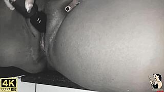 Trailer shows my pregnant maid fingering her big clit pussy